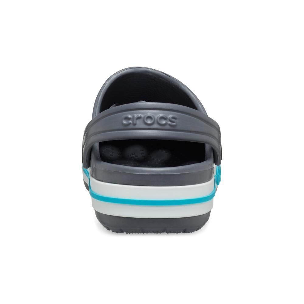 Sandália Crocs Bayaband Clog K Charcoal/Multi Preto 7