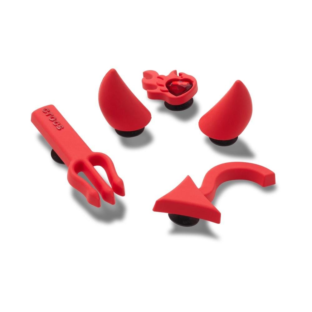 Jibbitz™ Crie Seu Próprio Diabo Pack Com 5 Peças UNICO Vermelho 2