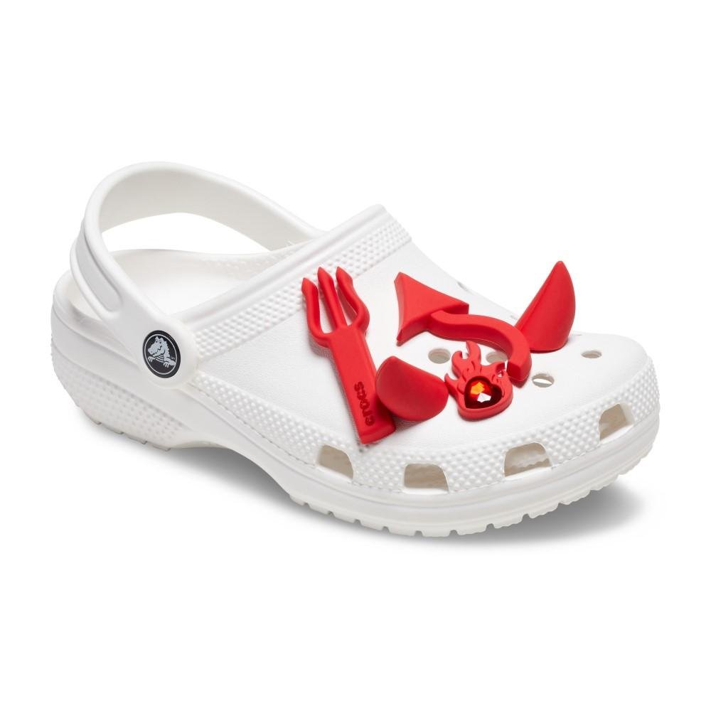 Jibbitz™ Crie Seu Próprio Diabo Pack Com 5 Peças UNICO Vermelho 3