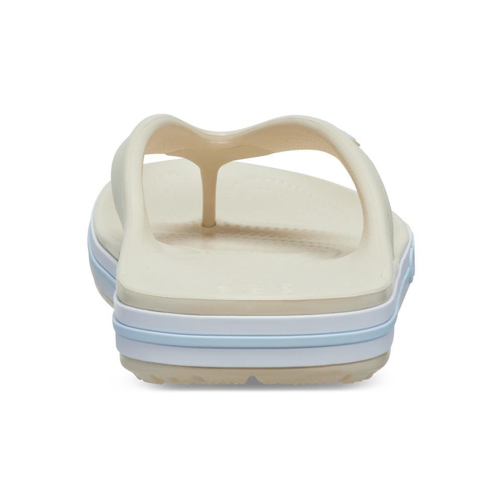 Chinelo Crocs Bayaband Flip WINTER WHITE/MULTI Bege 7