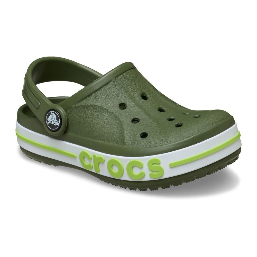 Sandália Crocs Bayaband Clog T Army Green/Lime Punch Army Green/Lime Punch 2