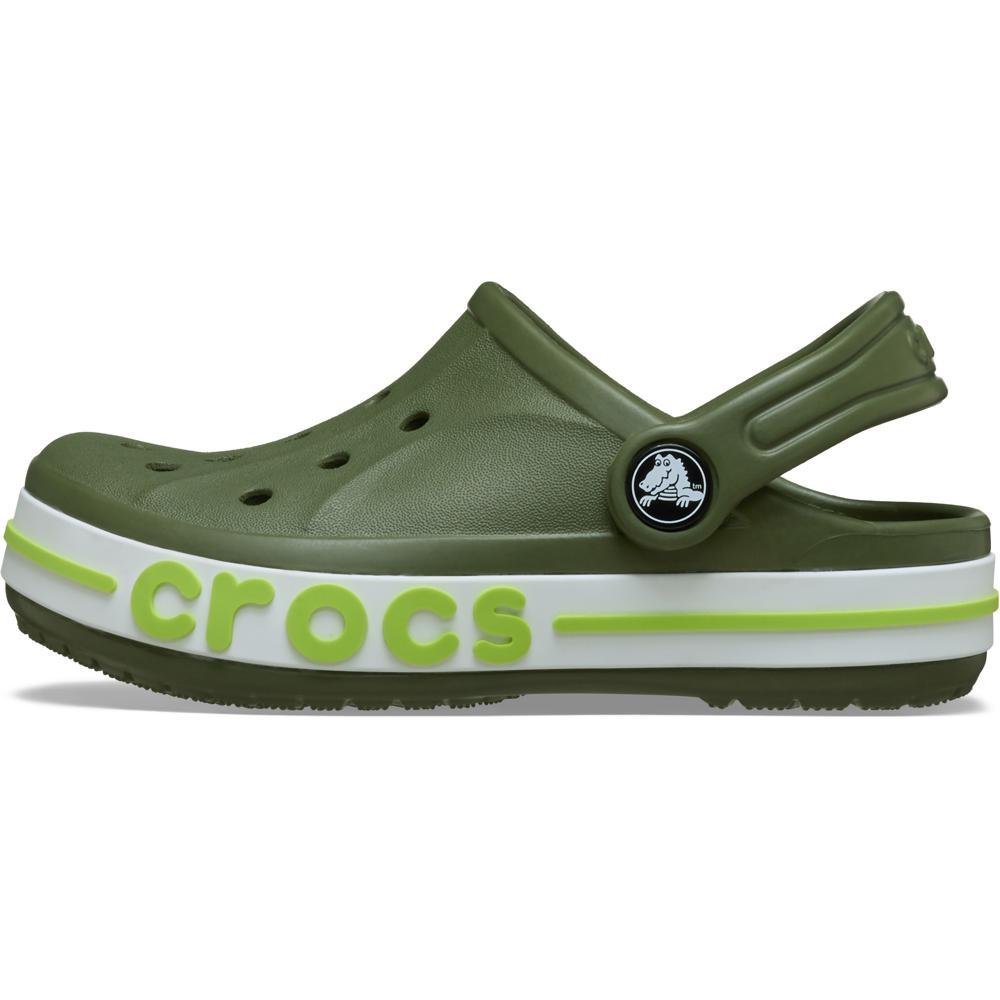 Sandália Crocs Bayaband Clog T Army Green/Lime Punch Army Green/Lime Punch 3