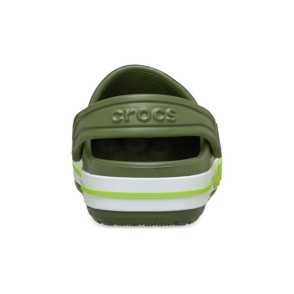 Sandália Crocs Bayaband Clog T Army Green/Lime Punch Army Green/Lime Punch 7