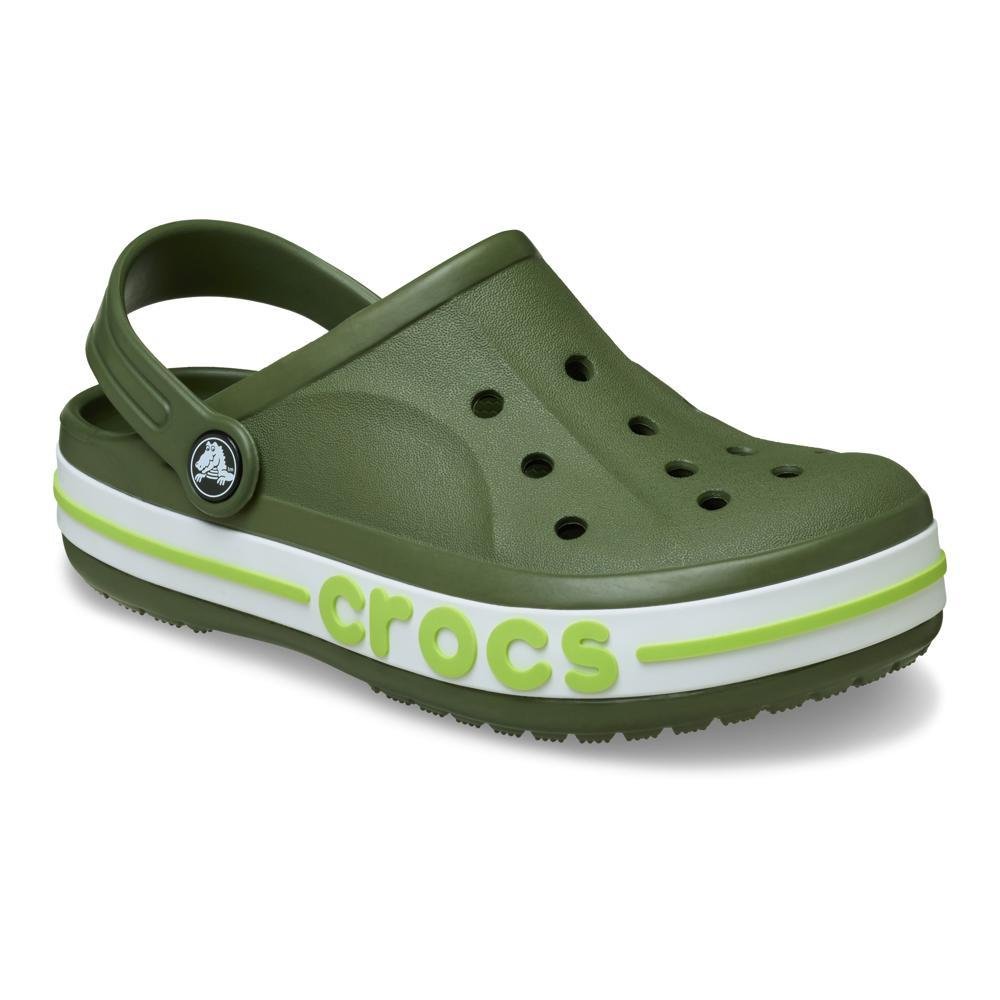Sandália Crocs Bayaband Clog K Army Green/Lime Punch Army Green/Lime Punch 2