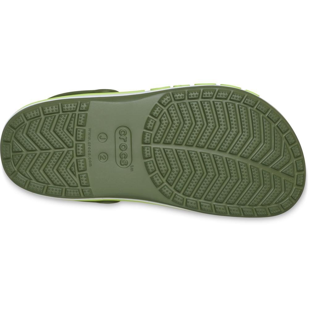 Sandália Crocs Bayaband Clog K Army Green/Lime Punch Army Green/Lime Punch 6