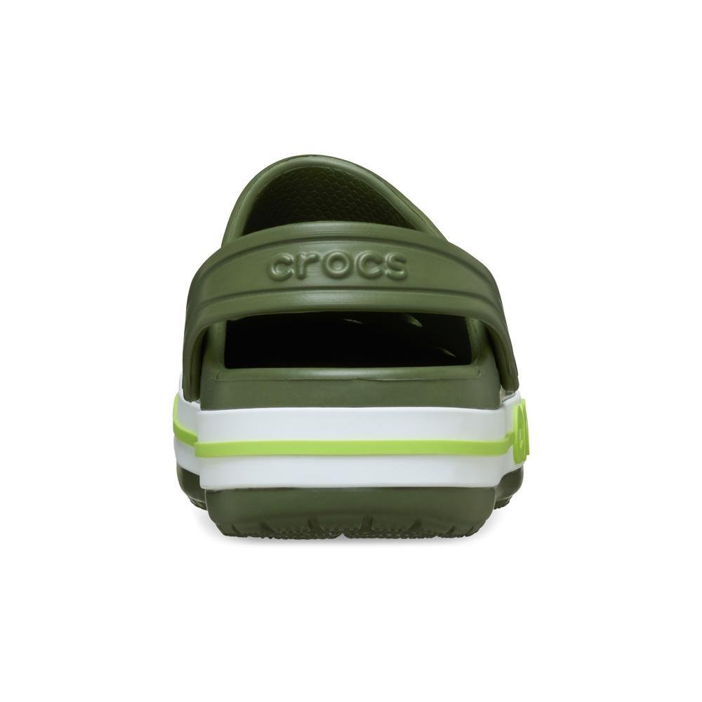 Sandália Crocs Bayaband Clog K Army Green/Lime Punch Army Green/Lime Punch 7