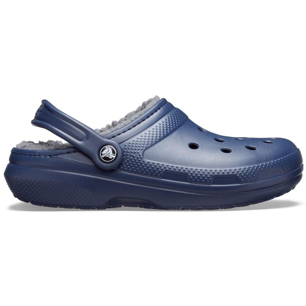 Sandália Crocs Classic Lined Clog  NAVY/CHARCOAL