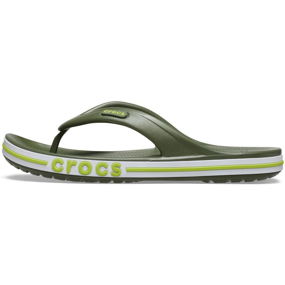Chinelo Crocs Bayaband Flip ARMY GREEN Army Green 3