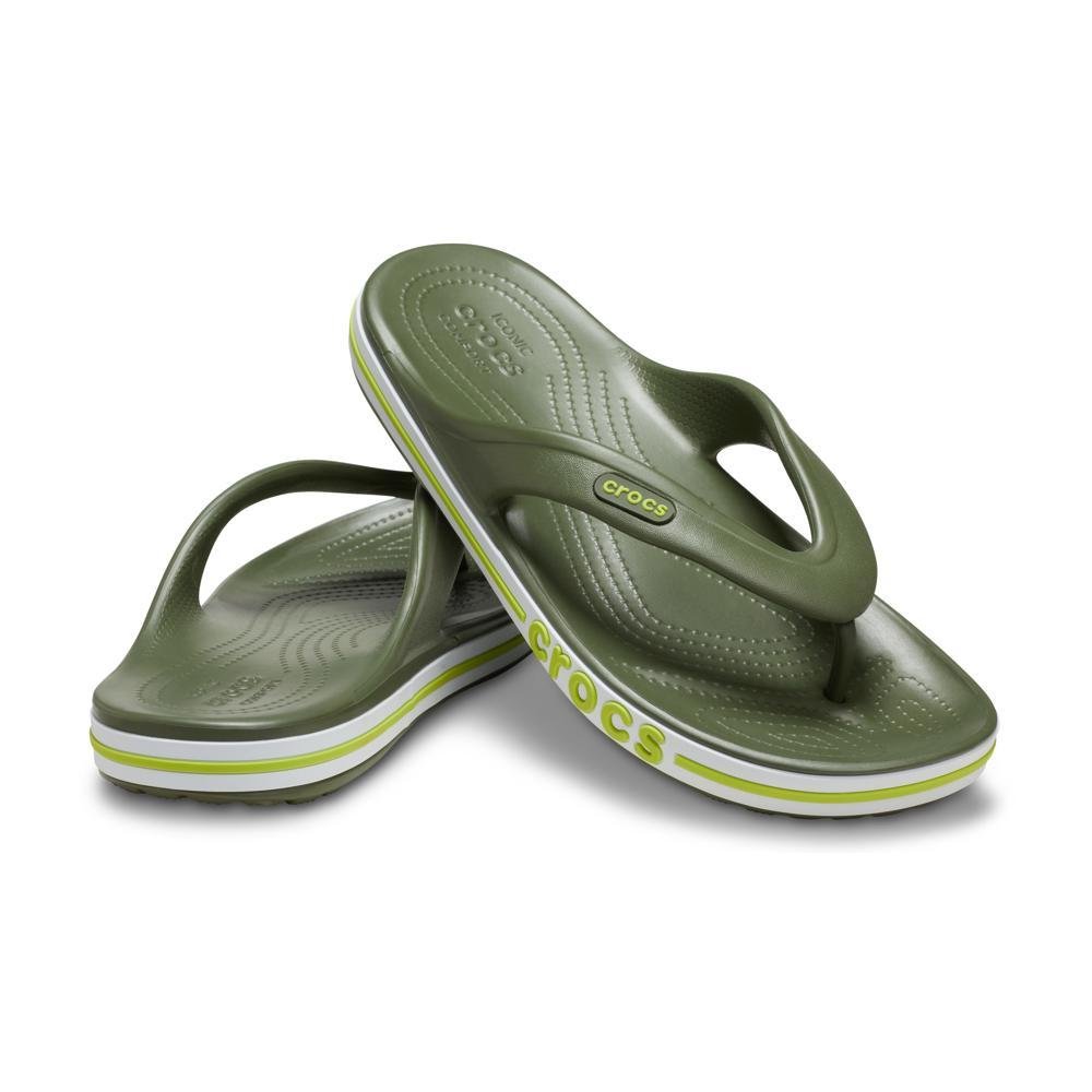 Chinelo Crocs Bayaband Flip ARMY GREEN Army Green 4