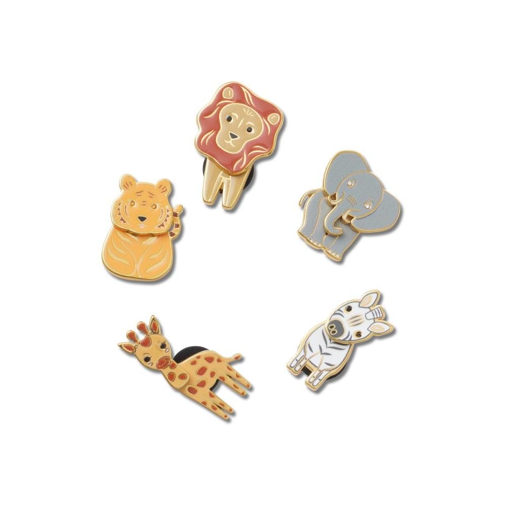 Jibbitz™ Safari Dourado Pack com 5 Peças Único