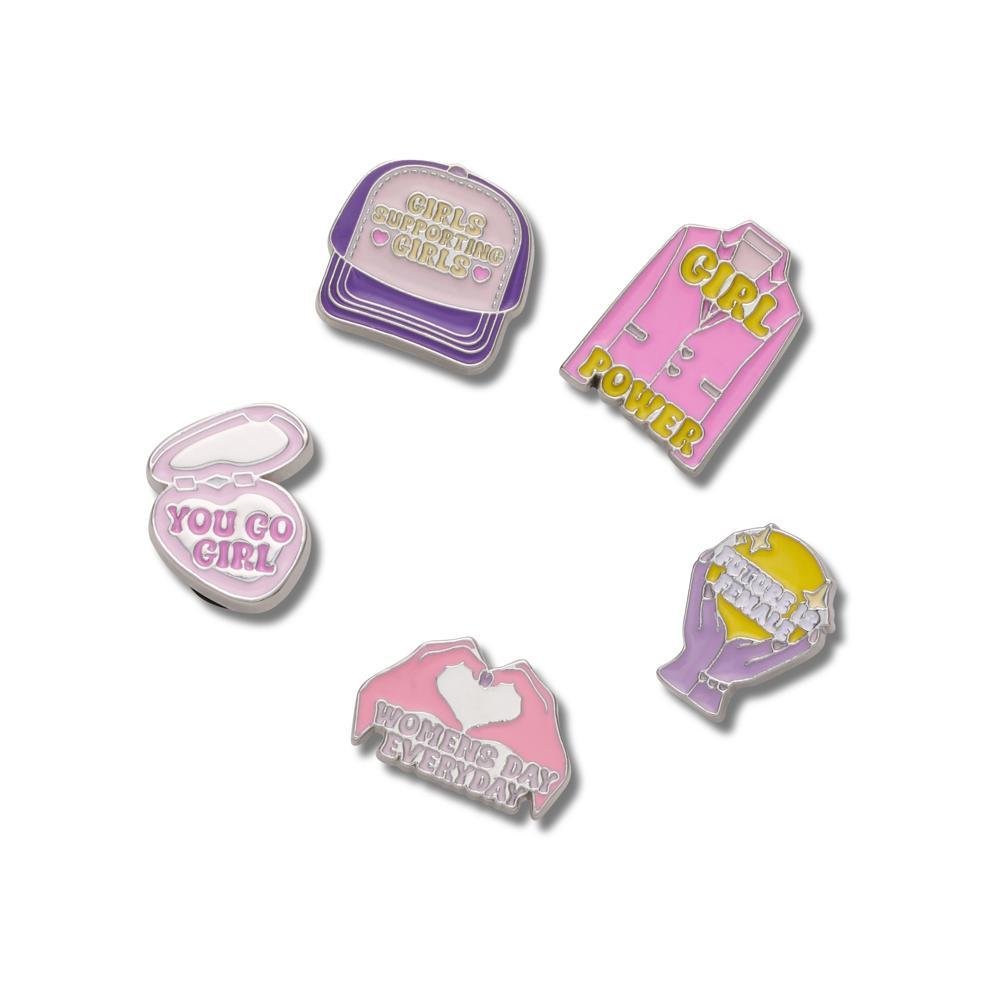 Jibbitz™ Dia das Mulheres Pack com 5 Peças Único