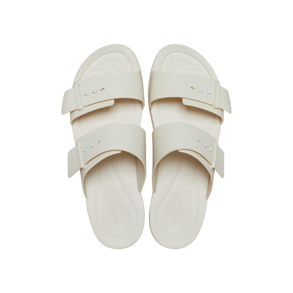 Sandália Crocs Brooklyn Buckle Downlow Sandstone Sandstone 5
