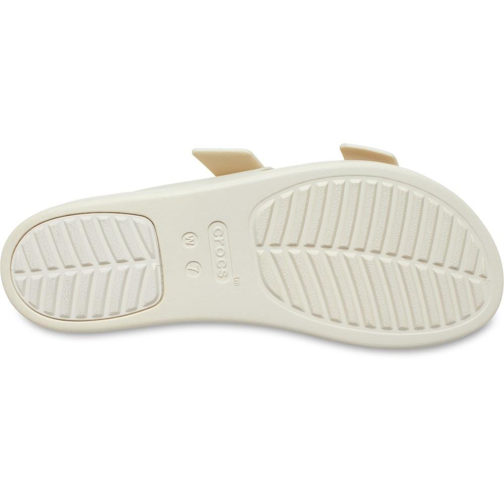 Sandália Crocs Brooklyn Buckle Downlow Sandstone Sandstone 6