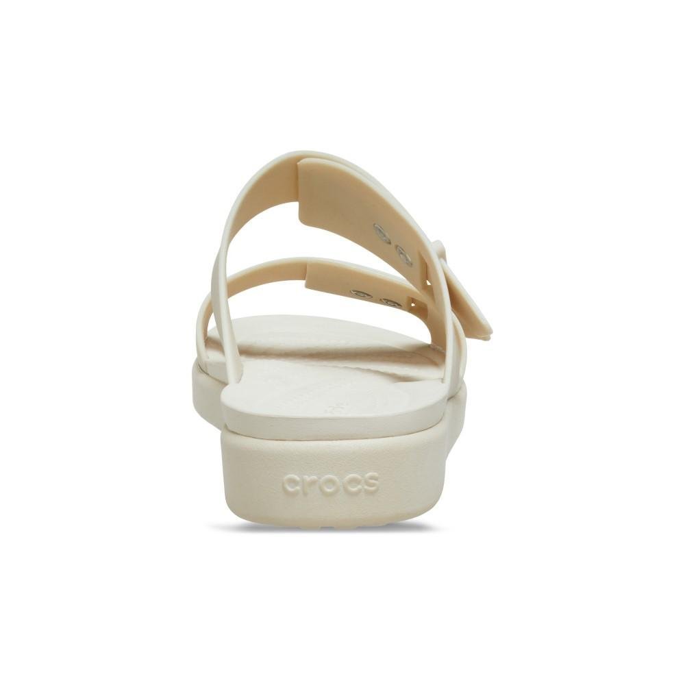 Sandália Crocs Brooklyn Buckle Downlow Sandstone Sandstone 7