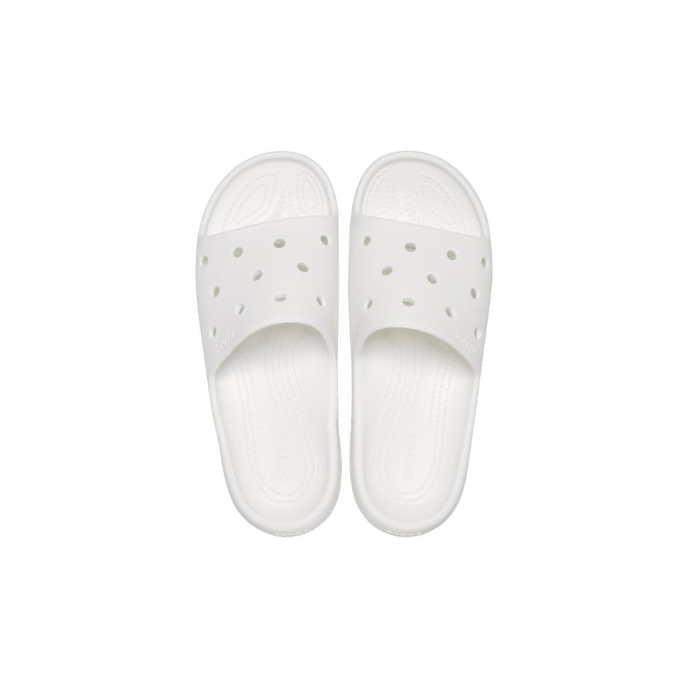 Chinelo crocs classic slide v2 white Branco 6