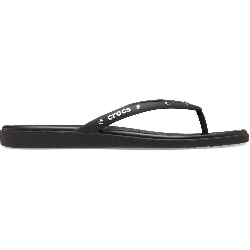 Chinelo Crocs Miami Studded Flip BLACK