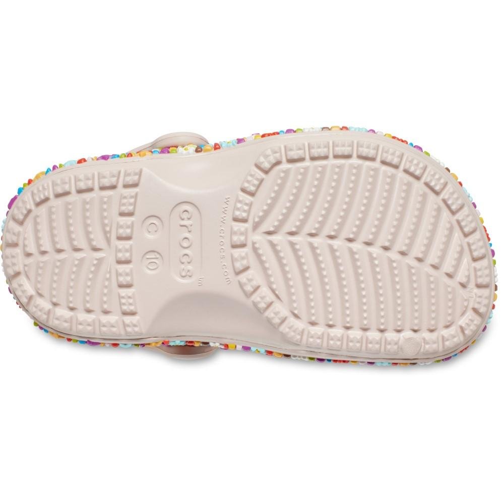 SANDÁLIA CROCS CLASSIC BEADED BAND CLOG T QUARTZ Quartz 6