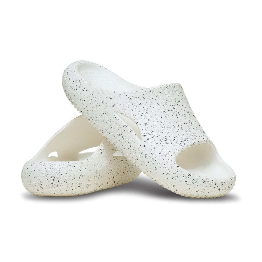Chinelo Crocs Mellow Recovery Speckle Slide White Branco 4