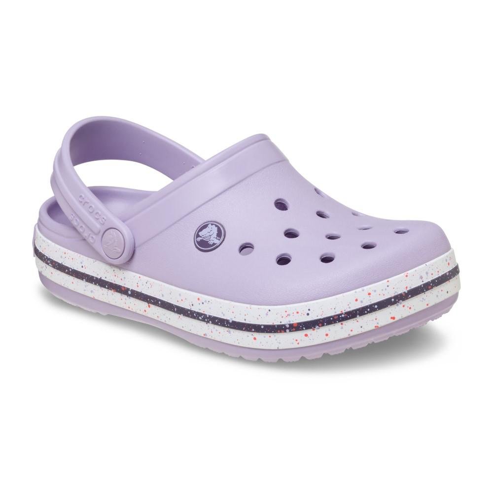 Sandálias Crocs Crocband Speckled Band Clog K Lavender Lavender 2