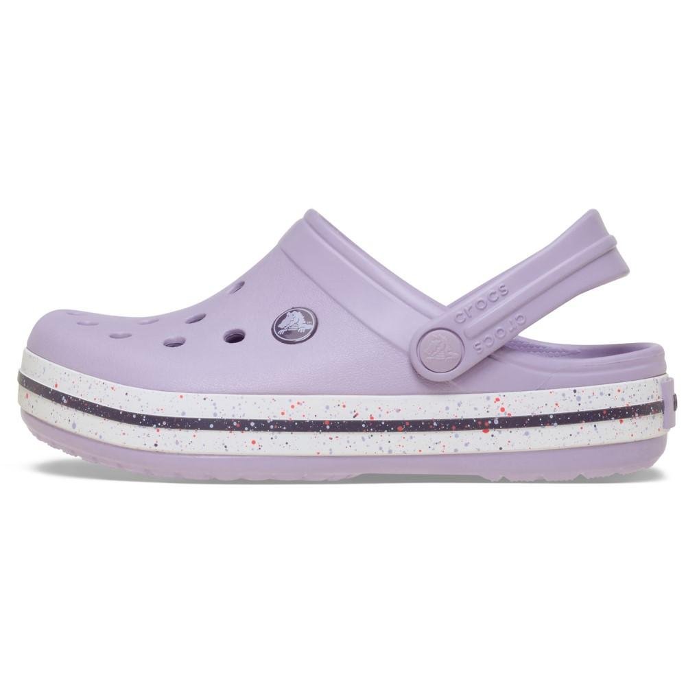 Sandálias Crocs Crocband Speckled Band Clog K Lavender Lavender 3