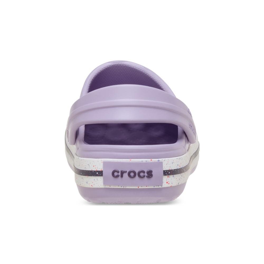 Sandálias Crocs Crocband Speckled Band Clog K Lavender Lavender 7