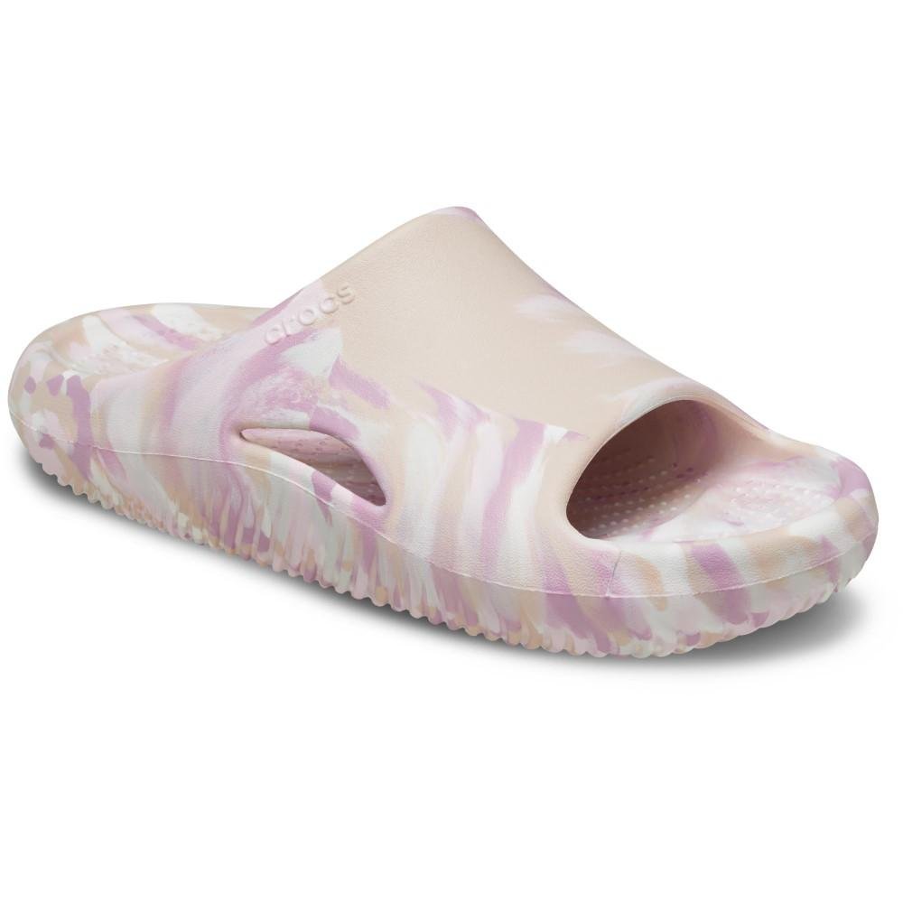 Chinelo Crocs Mellow Recovery Marbled Slide Quartz Quartz 2