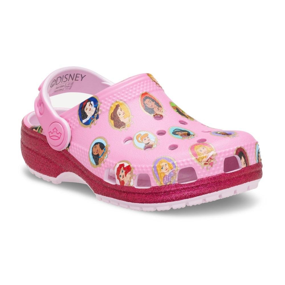 Sandália Crocs Disney Princess Classic Clog T Multi Rosa 2