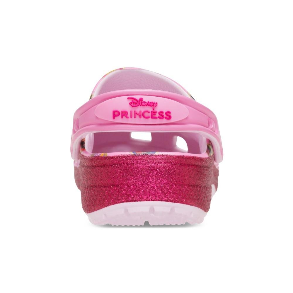 Sandália Crocs Disney Princess Classic Clog T Multi Rosa 7