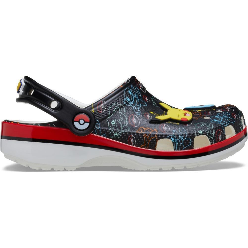 Sandália crocs classic pokémon print clog k multi