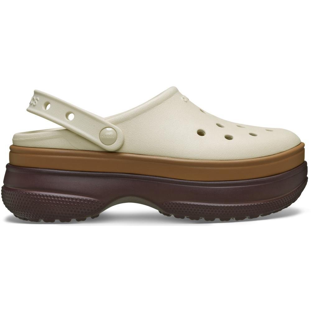 Sandália Crocs Classic Stacked Clog Mocha