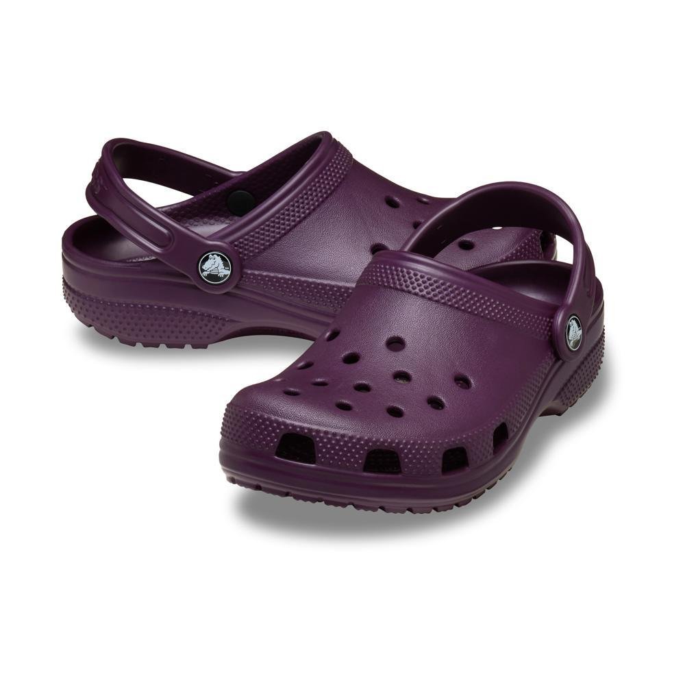 Sandália Crocs Classic Clog Kids Plush Plum Plush Plum 4