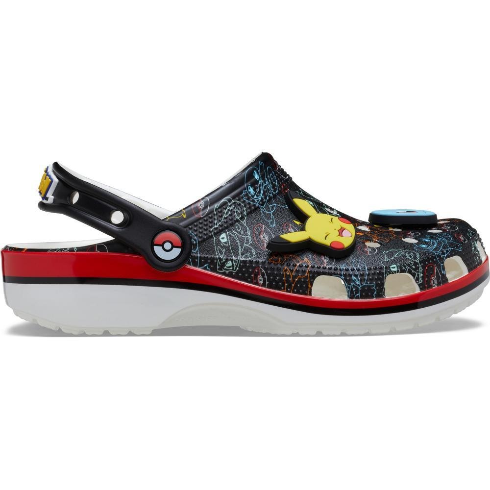Sandália crocs classic pokémon estampado clog multi