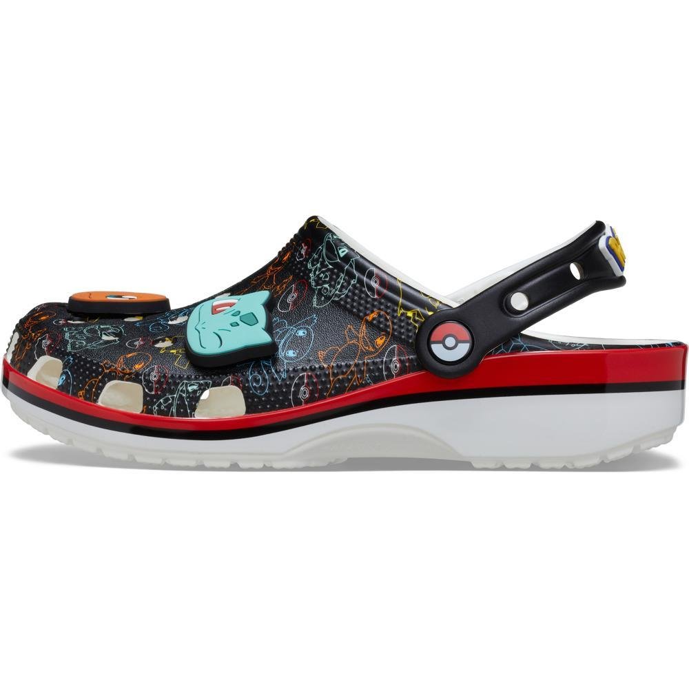 Sandália crocs classic pokémon estampado clog multi Preto 3
