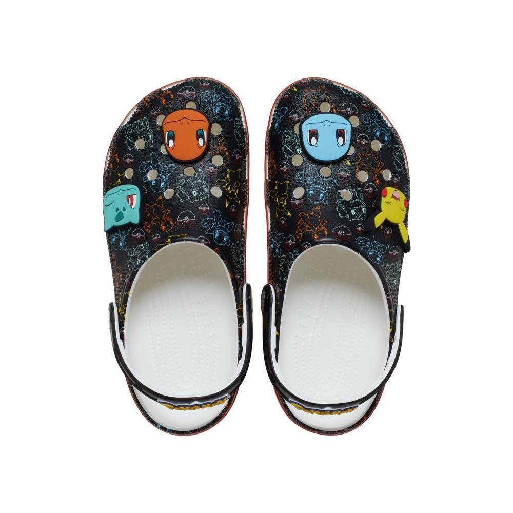 Sandália crocs classic pokémon estampado clog multi Preto 5