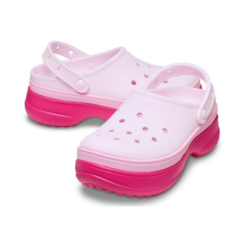 Sandália Crocs Classic Stacked Clog DRAGON FRUIT Dragon Fruit 4