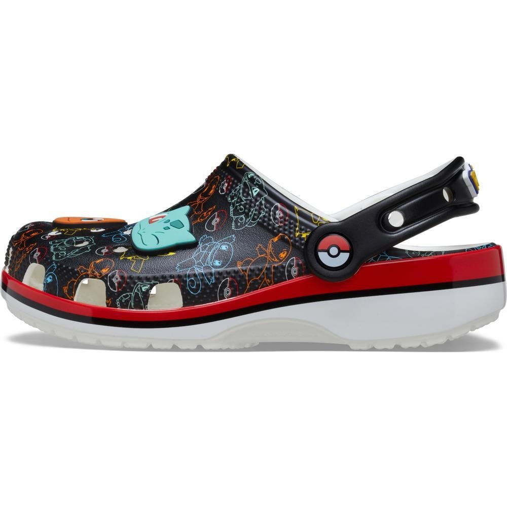 Sandália crocs classic pokémon print clog t multi Preto 3
