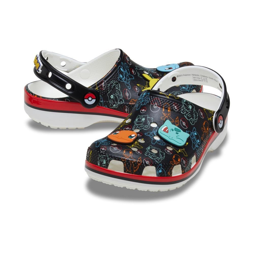 Sandália crocs classic pokémon print clog t multi Preto 4