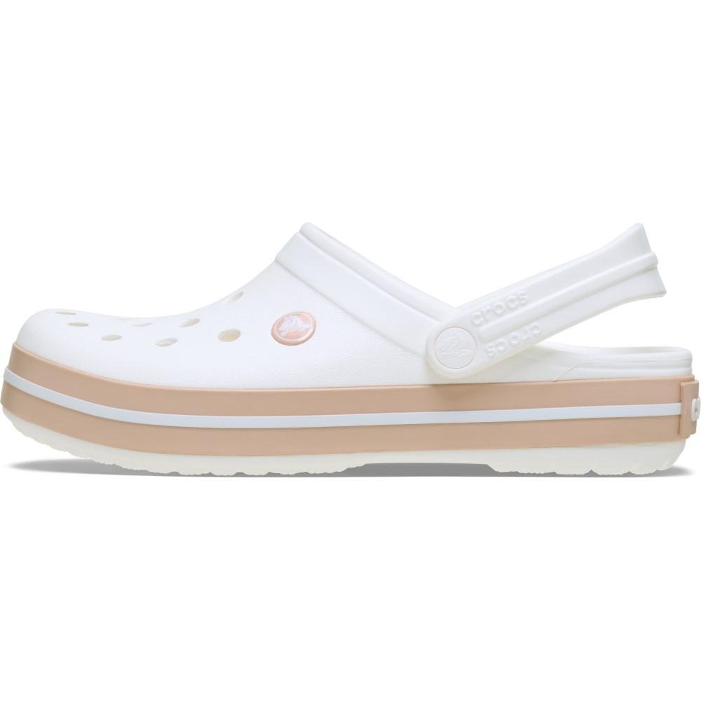 Sandália Crocs Crocband Clog WHITE/PINK CARAMEL White/Pink Caramel 2