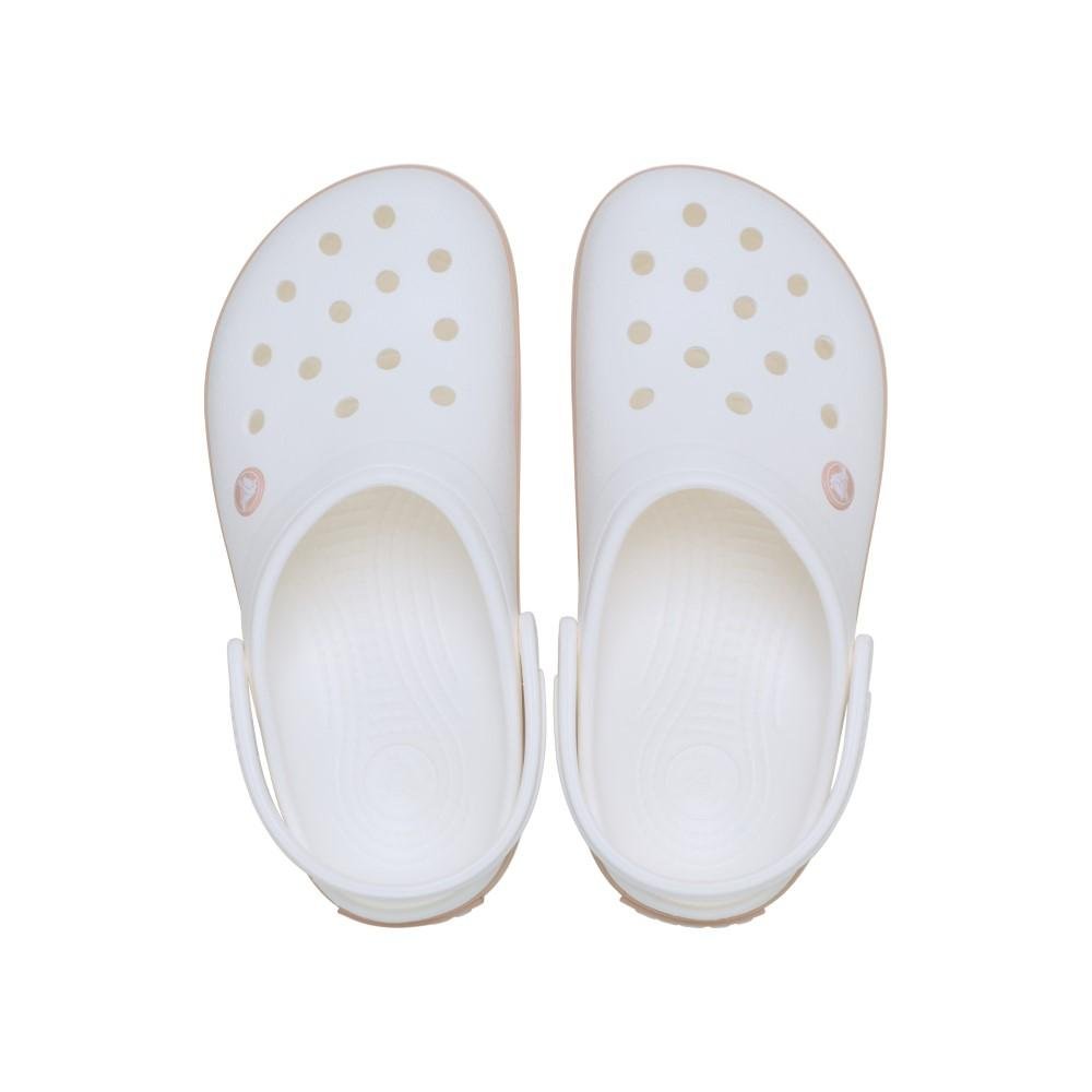 Sandália Crocs Crocband Clog WHITE/PINK CARAMEL White/Pink Caramel 5