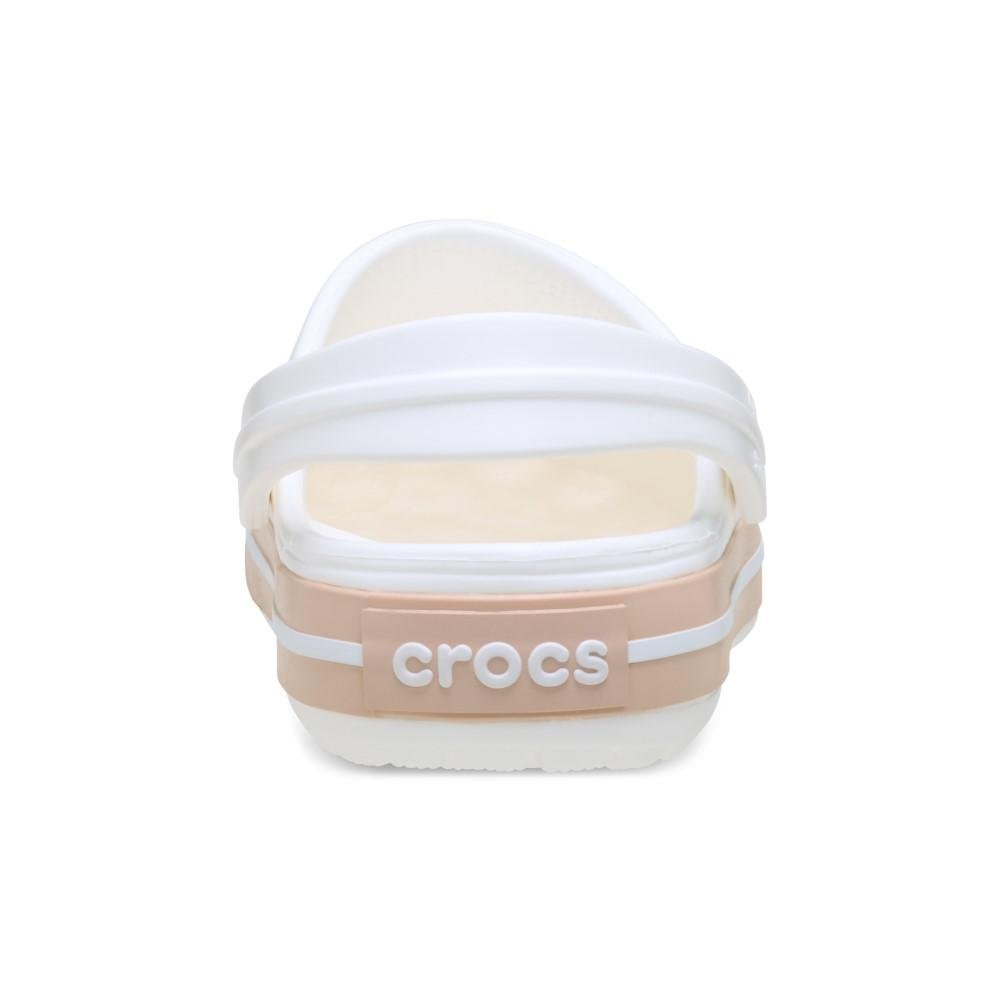 Sandália Crocs Crocband Clog WHITE/PINK CARAMEL White/Pink Caramel 6