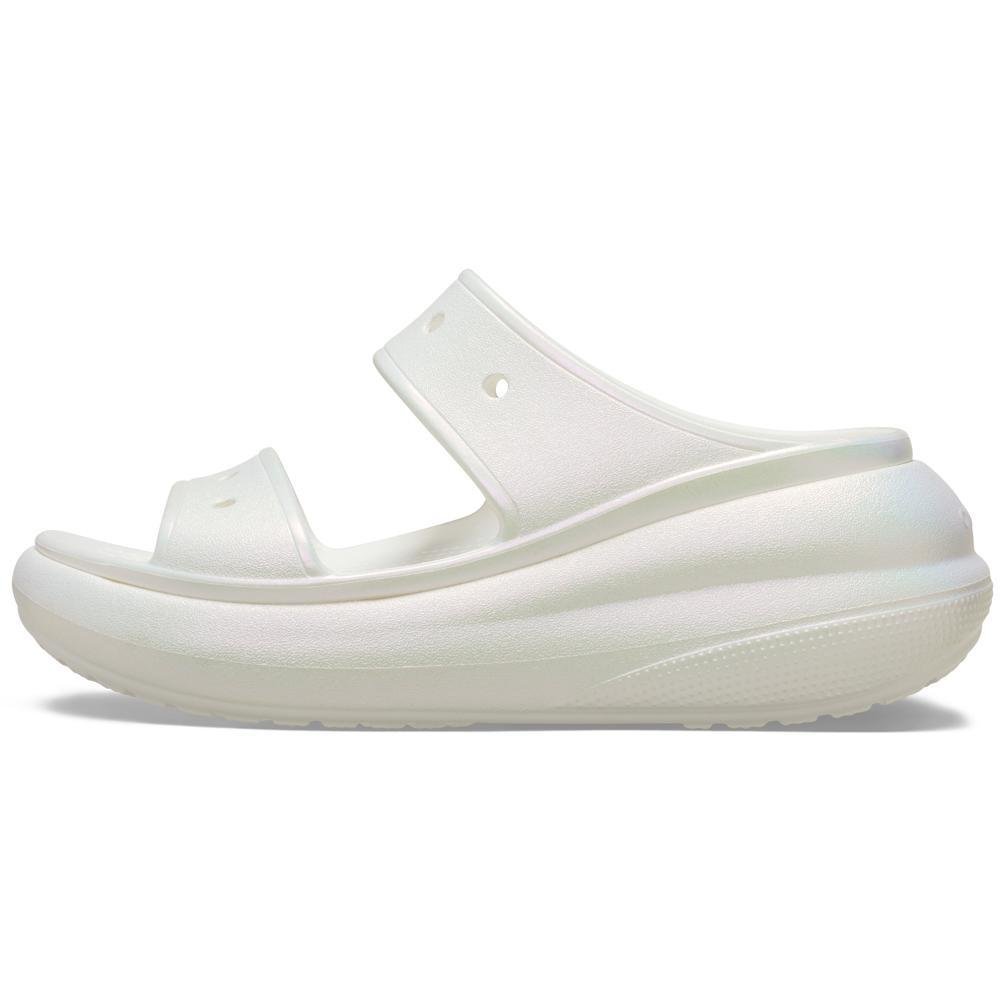 Sandália Crocs Crush Iridescent Sandal White Branco 3