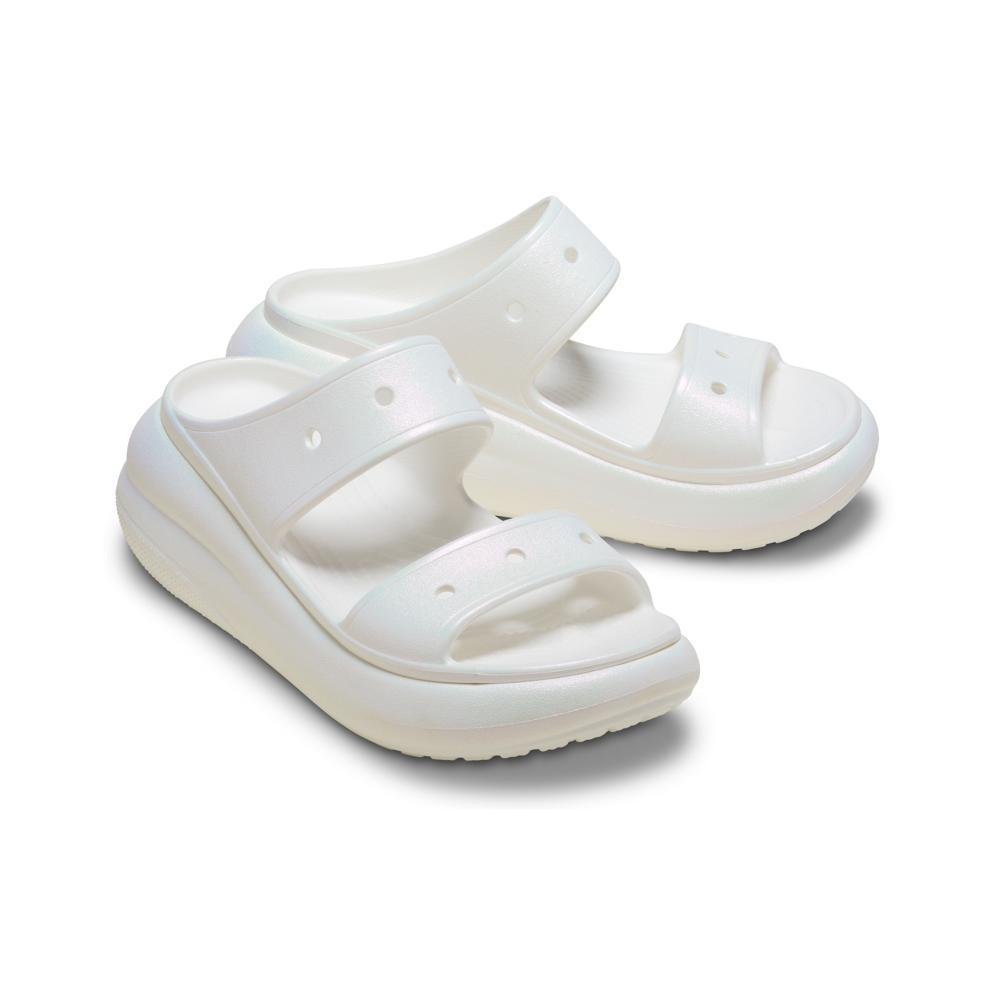 Sandália Crocs Crush Iridescent Sandal White Branco 4