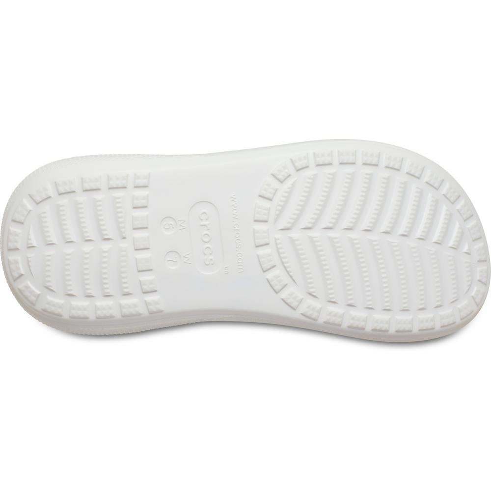 Sandália Crocs Crush Iridescent Sandal White Branco 6