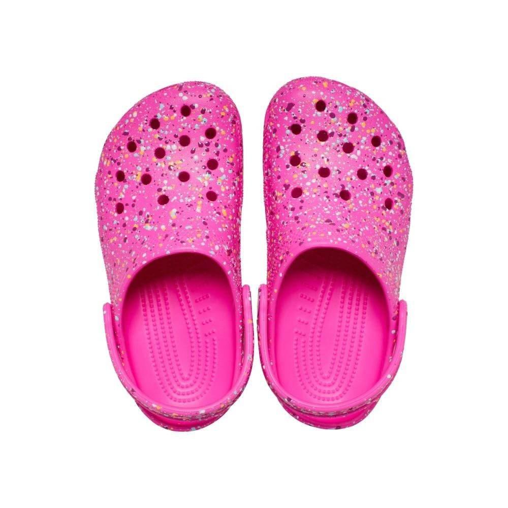 Sandália Crocs Classic Paint Splatter Clog K PINK CRUSH/MULTI Pink crush/multi 5