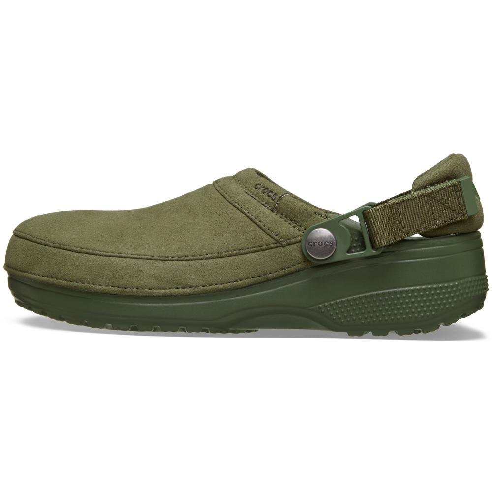 Sandália Crocs Classic Crafted Vegan Suede Clog ARMY GREEN Army green 3