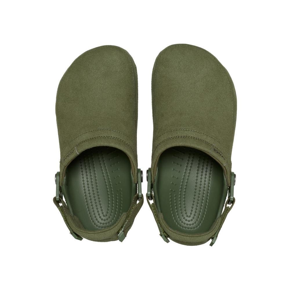 Sandália Crocs Classic Crafted Vegan Suede Clog ARMY GREEN Army green 5