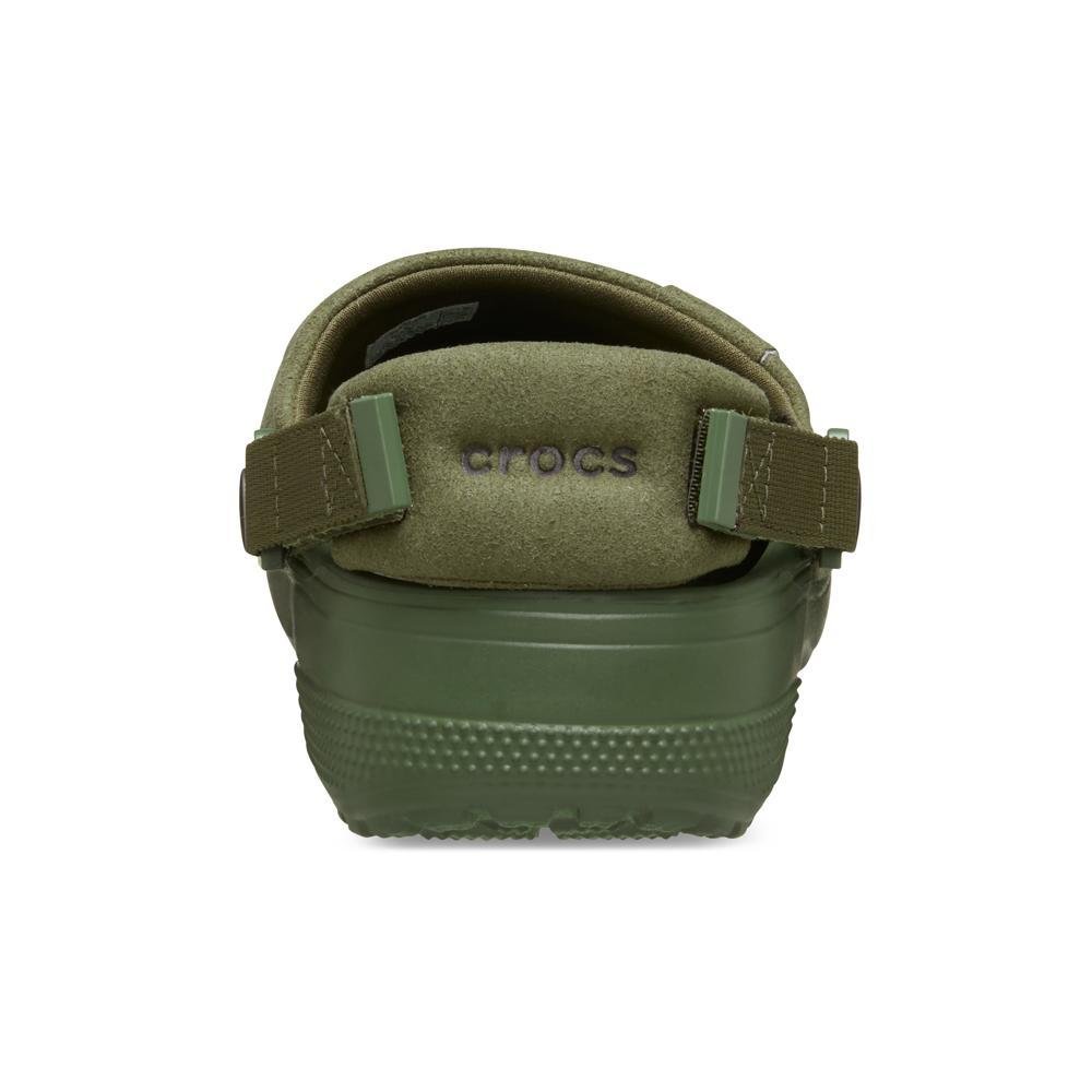 Sandália Crocs Classic Crafted Vegan Suede Clog ARMY GREEN Army green 7