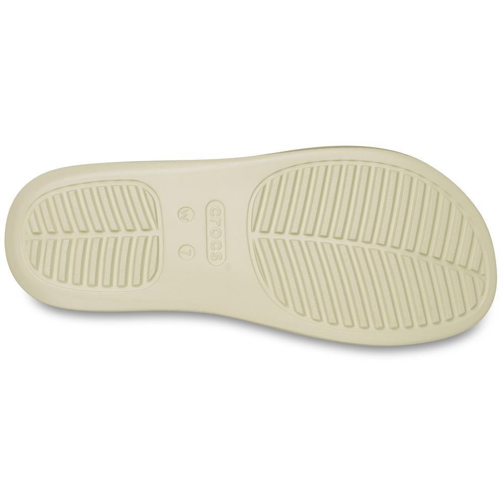 Sandália Crocs Getaway Platform Toe Loop Champagne Metallic Champagne metallic 6