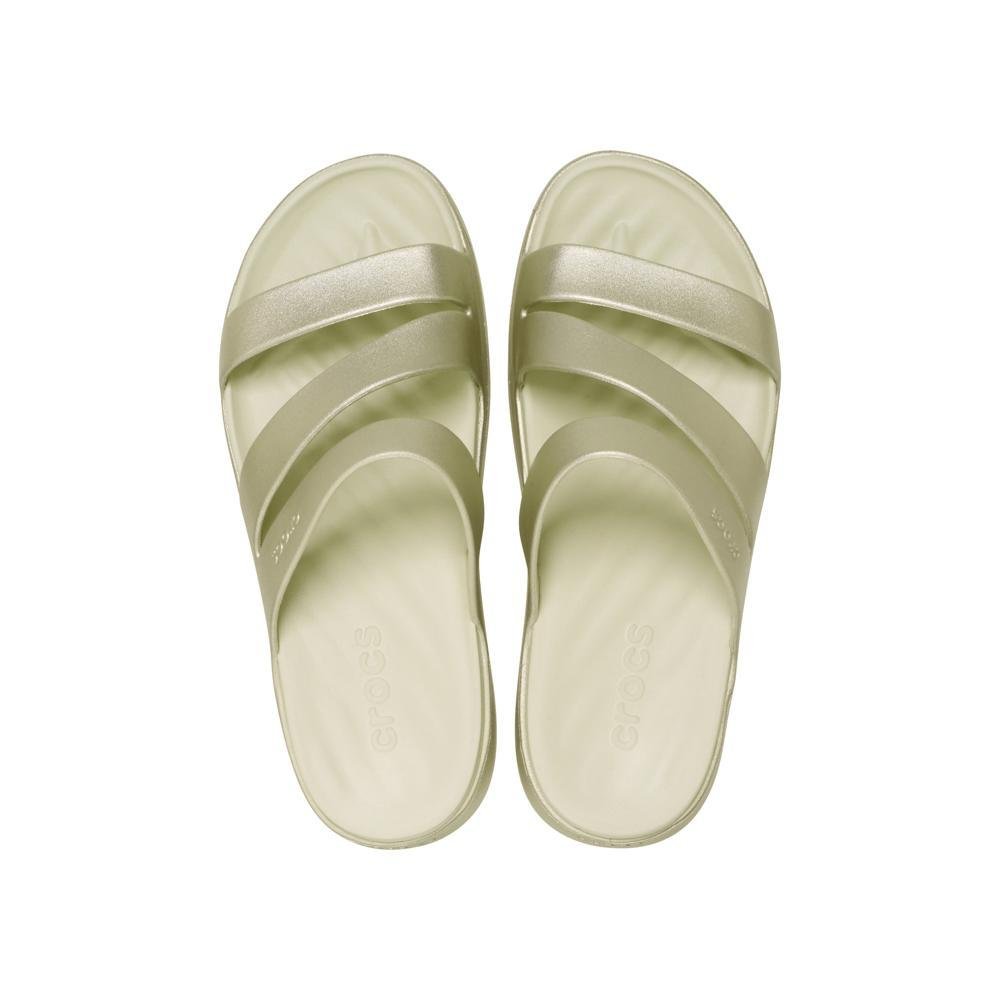 Sandália Crocs Getaway Metallic Strappy Sandal
Champagne Metallic Champagne metallic 5