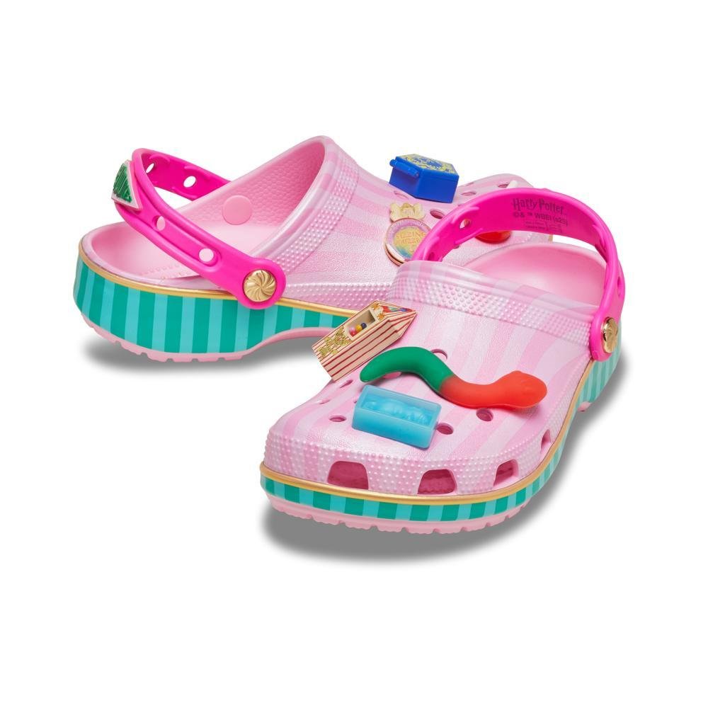 Sandália Crocs Harry Potter Honey Dukes Classic Clog Multi Rosa 4